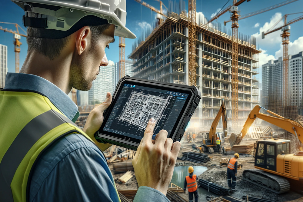 IP68 Android Tablet Designed for Construction Workers